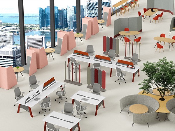 Born Premium Double Bench in Activity-based Workplace